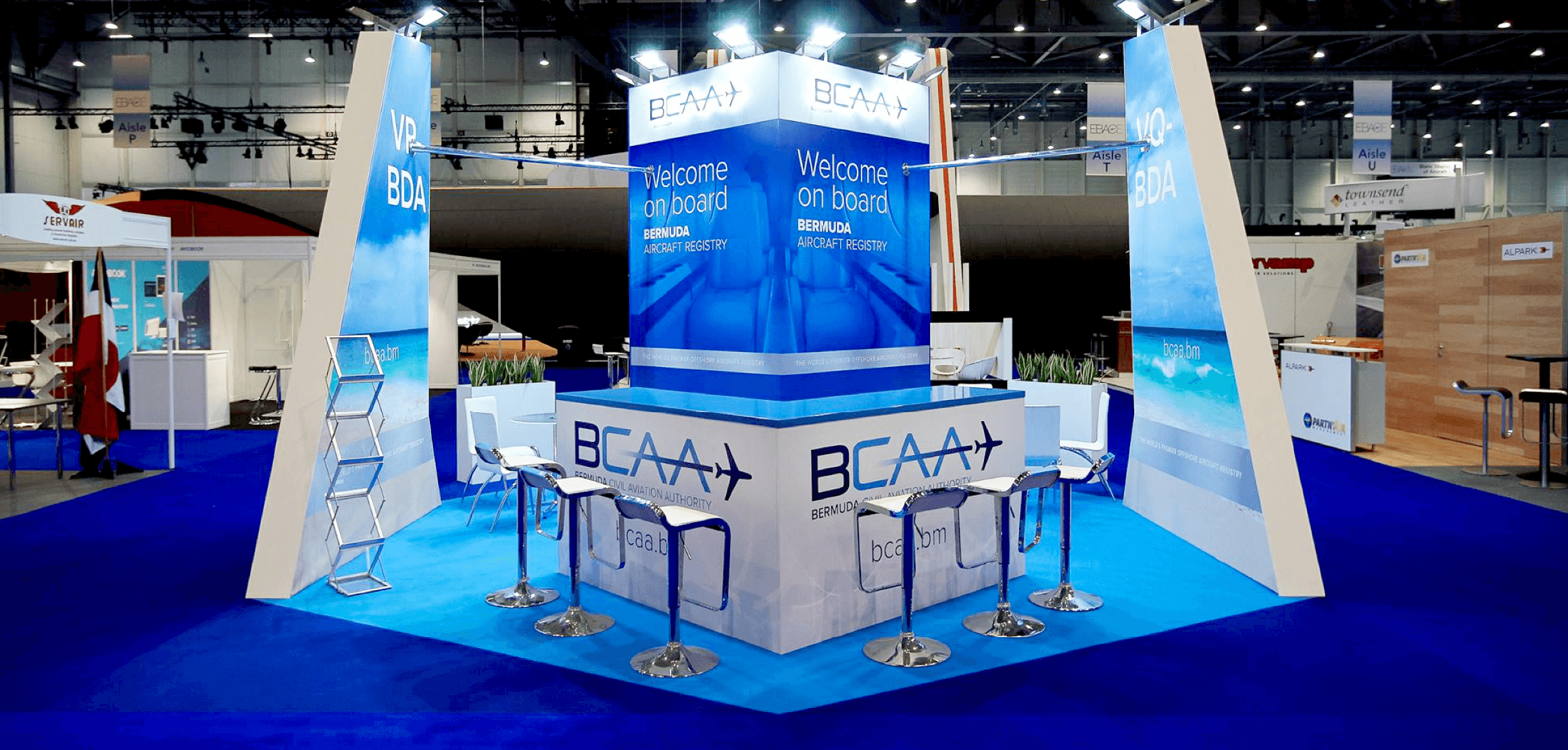 BCAA booth